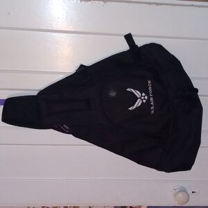U.S. AIRFORCE BLACK BACKPACK
